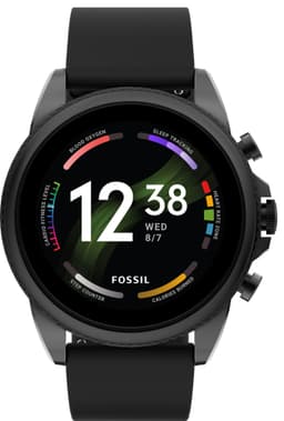 Fossil Gen 6 smartwatch (black silicone)