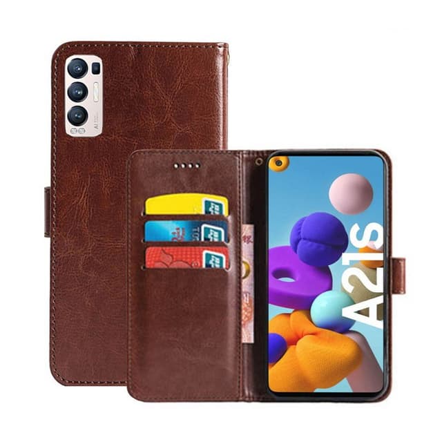 Wallet Cover 3-kort Oppo Find X3 Neo 5G  - brun