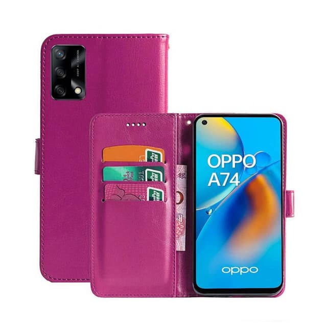 Lommebokdeksel 3-kort Oppo A74 4G  - Rosa