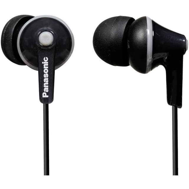 Panasonic RP-HJE125E In Ear hörlurar In-ear Svart