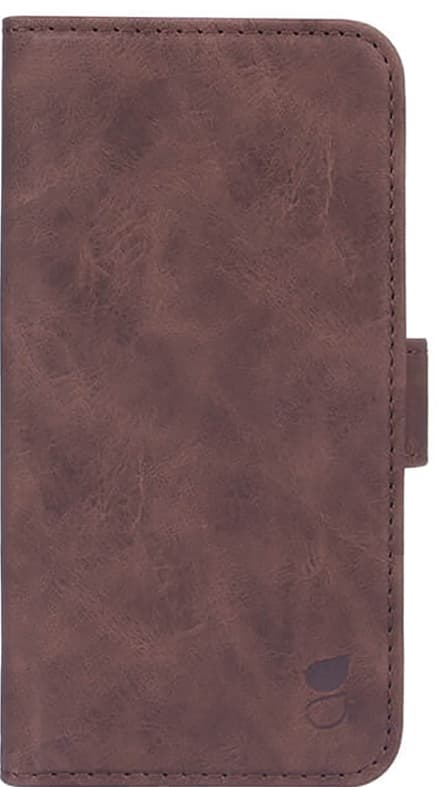 Gear iPhone 13 Pro plånboksfodral (nubuck brun)