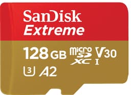 SanDisk MicroSDXC Extreme 128 GB muistikortti