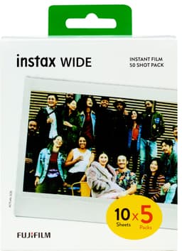 Fujifilm Instax Wide direktfilm (50-pack)