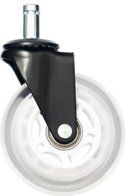 Essentials 75 mm Rollerblade hjul - 5-pakning (Transparent hvit)