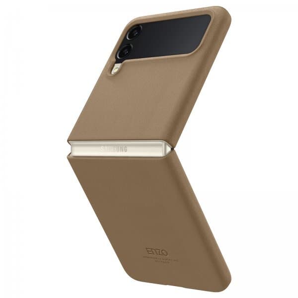 Spigen Samsung Galaxy Z Flip 3 Deksel Enzo Classic Brown