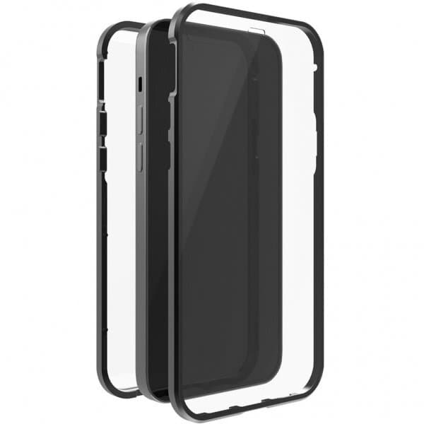Black Rock iPhone 13 Cover 360° Real Glass Case Sort