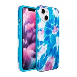 LAUT iPhone 13 Kuori Huex Tie Dye Sky Blue