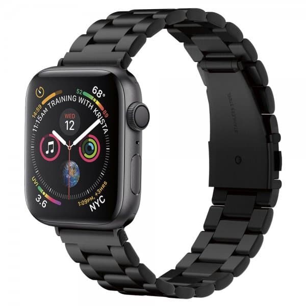 Spigen Apple Watch 42/44/45mm/Apple Watch Ultra Armband Modern Fit Svart