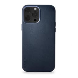 Decoded iPhone 13 Pro Kuori Leather Backcover Matte Navy