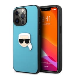 Karl Lagerfeld iPhone 13 Pro Cover Metal Logo Blå