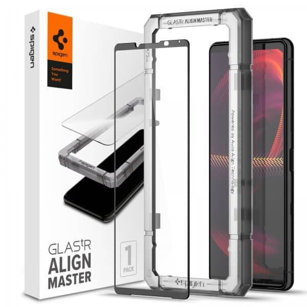 Spigen Sony Xperia 5 III Skärmskydd GLAS.tR ALIGNmaster FC