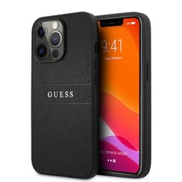 Guess iPhone 13 Pro Max Skal Hot Stamp Metal Logo Svart