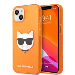 Karl Lagerfeld iPhone 13 Mini Skal Fluo Orange