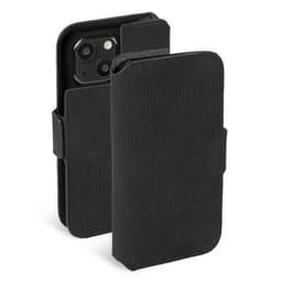 Krusell iPhone 13 Etui Leather PhoneWallet Sort