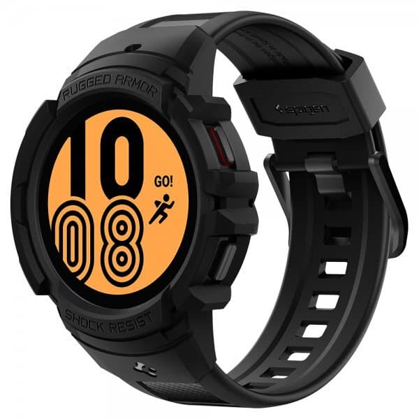 Spigen Samsung Galaxy Watch 4/5 40mm Kuori Rugged Armor Pro Musta