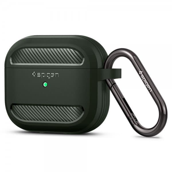 Spigen AirPods 3 Deksel Rugged Armor Military Green