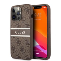 Guess iPhone 13 Pro Cover Printed Stripe Brun