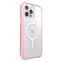 Speck iPhone 13 Pro Max Deksel Presidio Perfect-Clear with Impact Geometry MagSafe Rosy