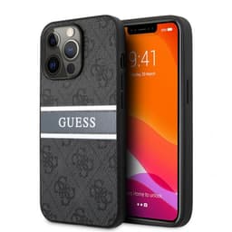 Guess iPhone 13 Pro Max Cover Printed Stripe Grå
