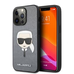 Karl Lagerfeld iPhone 13 Pro Max Skal Embossed Karl Silver