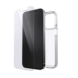 Speck iPhone 13 Pro Kuori GemShell + Screen Protector Bundle Clear