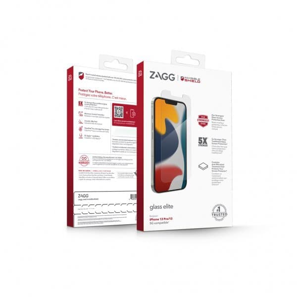 ZAGG InvisibleShield iPhone 13/iPhone 13 Pro/iPhone 14 Skärmskydd Glass Elite