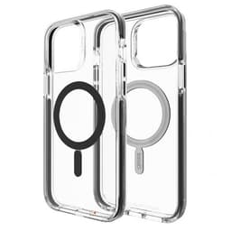 Gear4 iPhone 13 Pro Max Kuori Santa Cruz Snap Transparent Musta