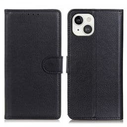 Nordic Covers iPhone 13 Fodral Litchi Raven Black