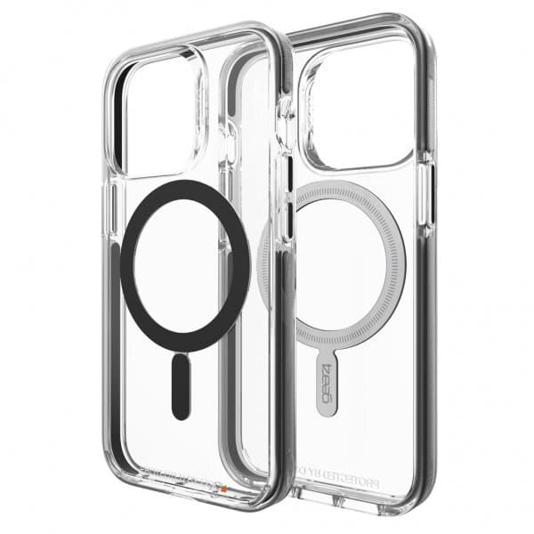 Gear4 iPhone 13 Pro Skal Santa Cruz Snap Transparent Svart