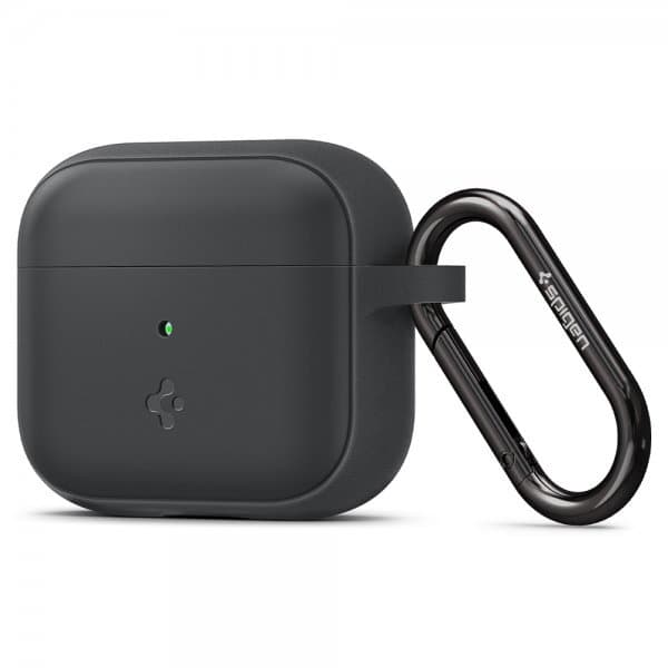 Spigen AirPods 3 Deksel Silicone Fit Charcoal