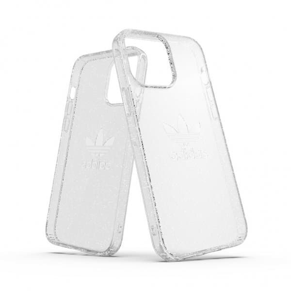 Adidas iPhone 13 Pro Max Deksel Protective Clear Case Glitter Klar