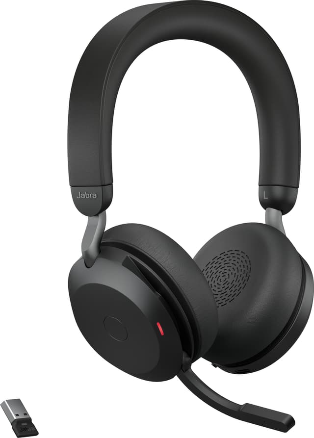 Jabra Evolve2 75 USB-A Trådløst ANC Headset (MS Teams)