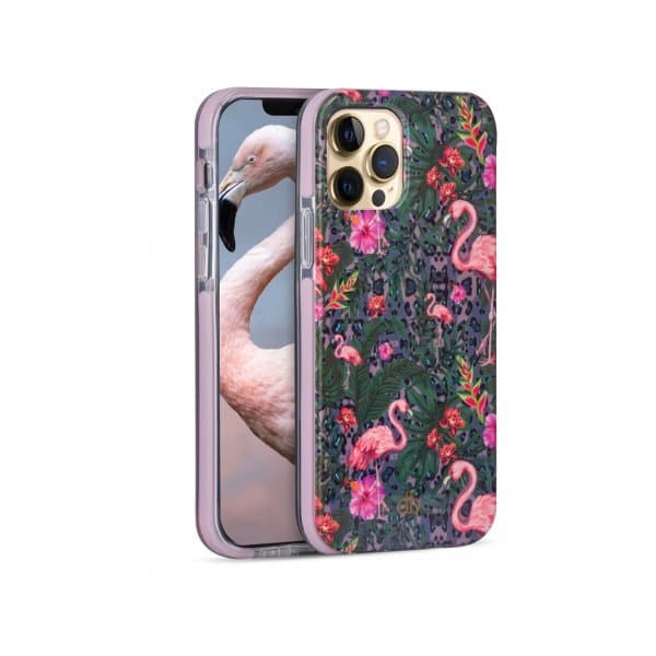 dbramante1928 iPhone 13 Pro Cover Capri Tropical Flamingo