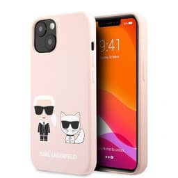 Karl Lagerfeld iPhone 13 Mini Kuori Karl & Choupette Vaaleanpinkki