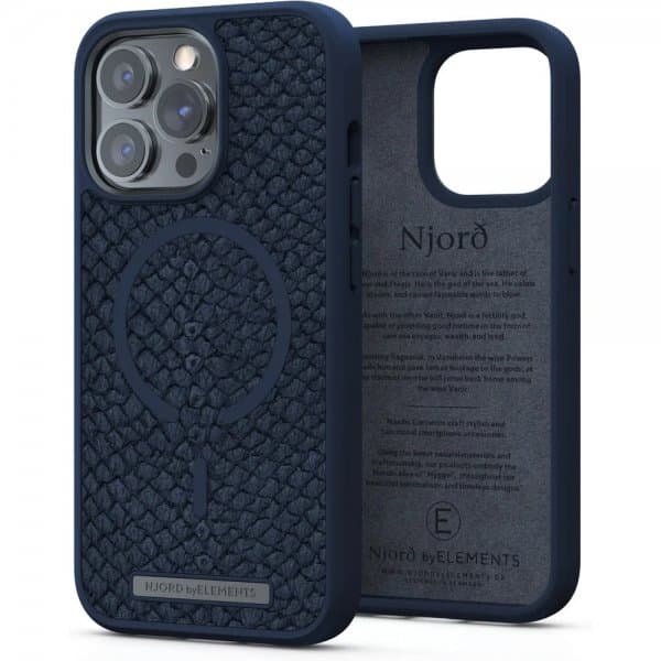 Njord by Elements iPhone 13 Pro Skal Salmon Series Blå