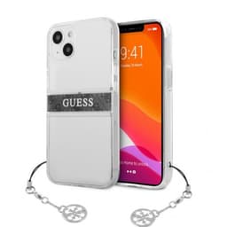Guess iPhone 13 Mini Cover Stripe Charm Grå