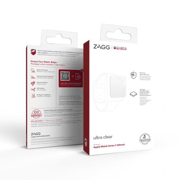 ZAGG InvisibleShield Apple Watch Series 7 45mm Skærmbeskytter Ultra Clear
