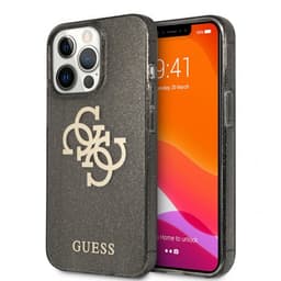 Guess iPhone 13 Pro Max Kuori Full Glitter Musta