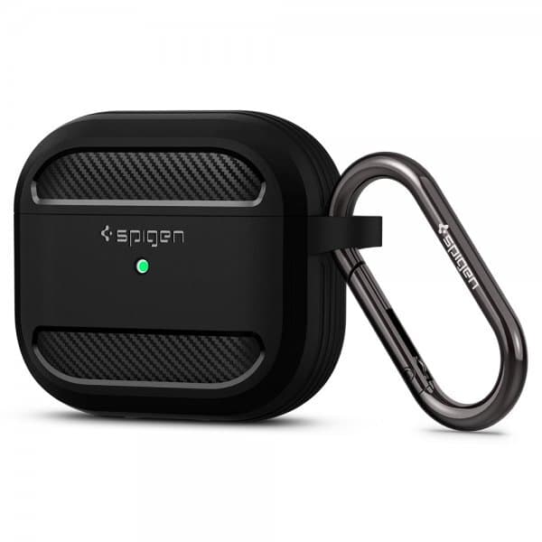 Spigen AirPods 3 Deksel Rugged Armor Matte Black
