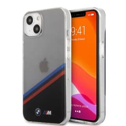 BMW iPhone 13 Mini Deksel Tricolor Stripe Transparent Svart