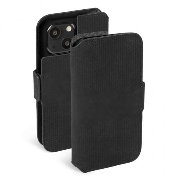 Krusell iPhone 13 Mini Fodral Leather PhoneWallet Svart