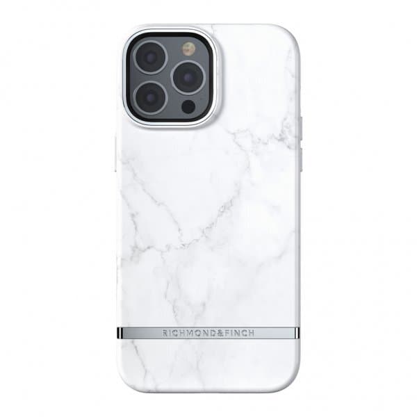 Richmond & Finch iPhone 13 Pro Max Deksel White Marble