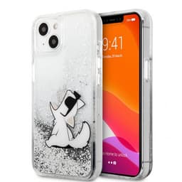 Karl Lagerfeld iPhone 13 Mini Kuori Liquid Glitter Hopea