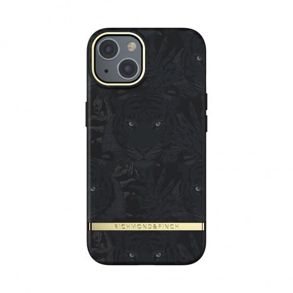 Richmond & Finch iPhone 13 Skal Black Tiger
