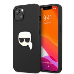 Karl Lagerfeld iPhone 13 Mini Cover Metal Logo Sort