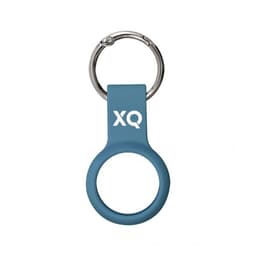 XQISIT AirTag Pidike Silicone Case Sininen