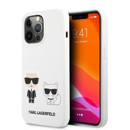 Karl Lagerfeld iPhone 13 Pro Max Kuori Karl & Choupette Valkoinen