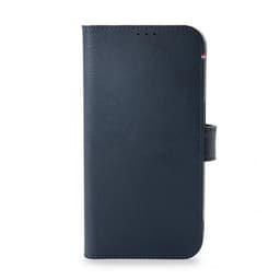 Decoded iPhone 13 Etui Leather Detachable Wallet Matte Navy