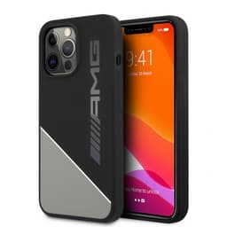 AMG iPhone 13 Pro Max Cover Liquid Silicone Two Tone Grå