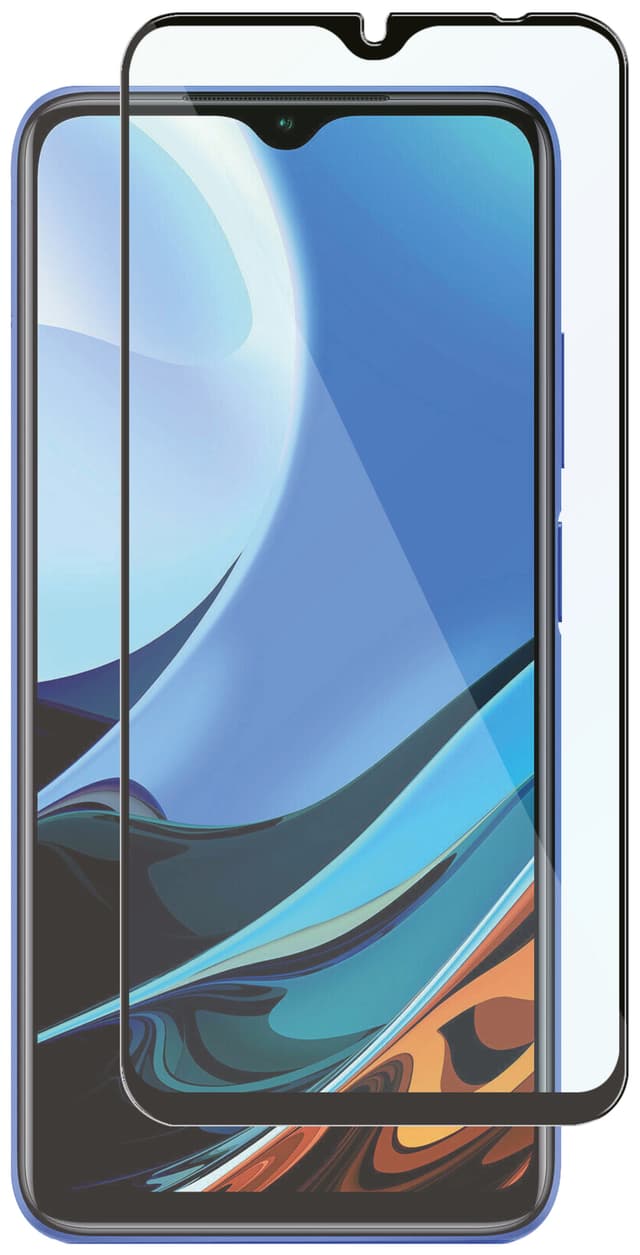 Panzer Full-Fit Xiaomi Redmi 9T skjermbeskytter (sort)